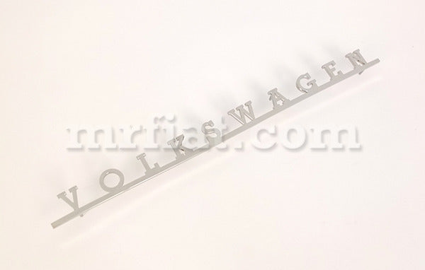 Volkswagen Script Stainless Steel Emblems Volkswagen   