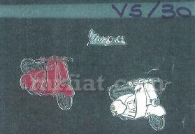 Vespa 3 Piece Pin Set Emblems Vespa